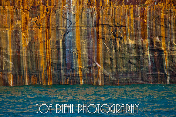 Color Streaked Rocks Pictured Rocks National Lakeshore