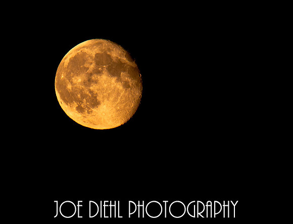 Harvest Moon over St. Ignace, MI