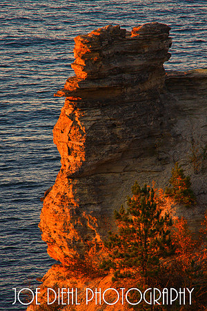 Sunset on Miners Castle Pictured Rocks National Lakeshore