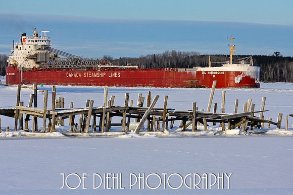 Southbound on the St. Mary's River in Winter