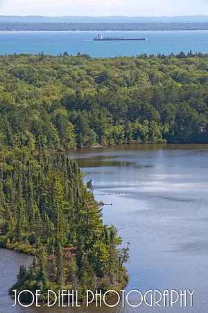 Freighter on Lake Superior