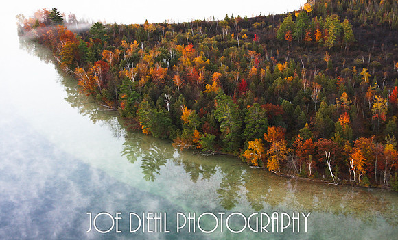 Over Green Lake in Fall Interlochen, MI