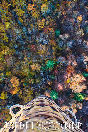 Balloon Ride over Traverse City in Fall