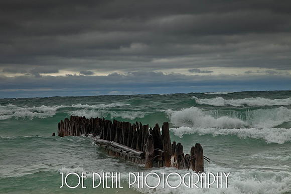 Lake Superior Waves at Crisp Point Lighthouse