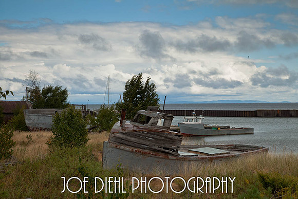 Old Fishing Vessels Paradise, MI