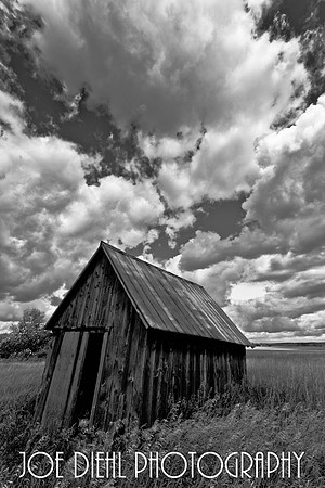 Cloud Covered Shed